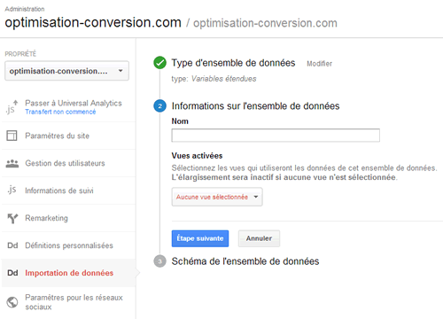 google-analytics-dimension-etendue-nom-import-optimisation-conversion