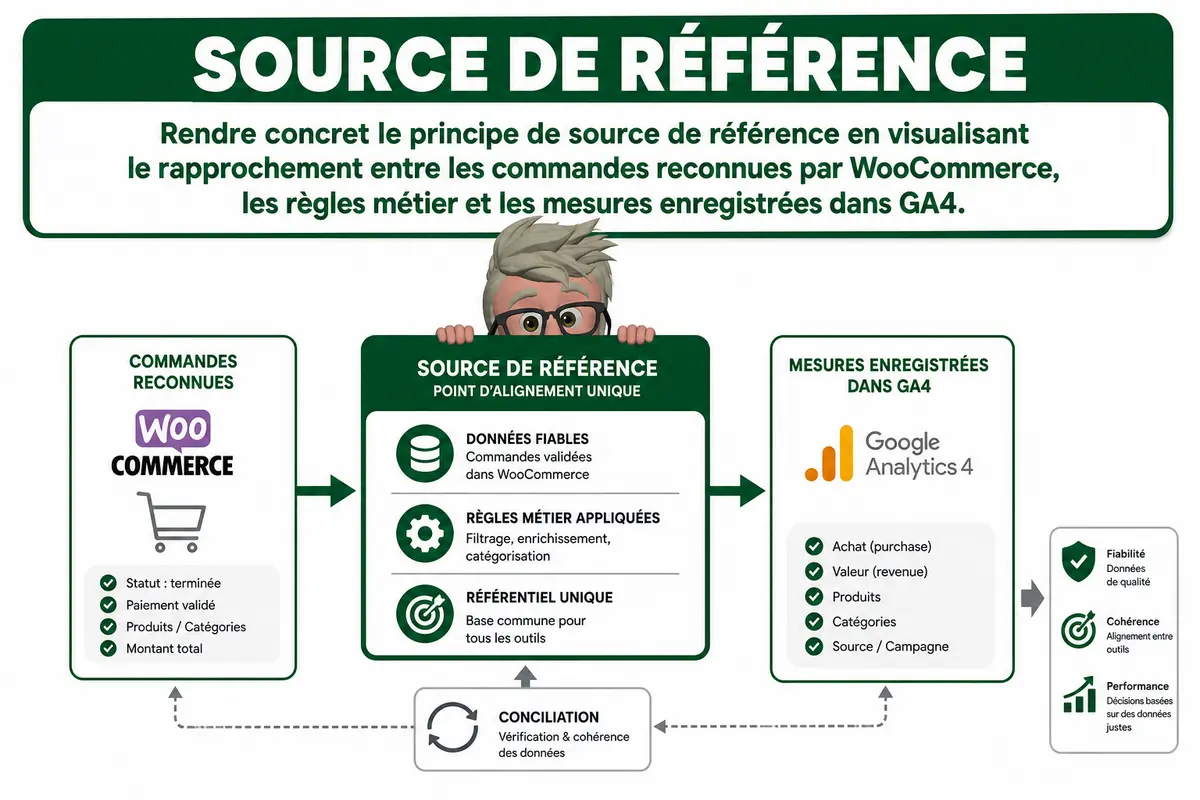 Comment fiabiliser le tracking WooCommerce dans GA4 ?